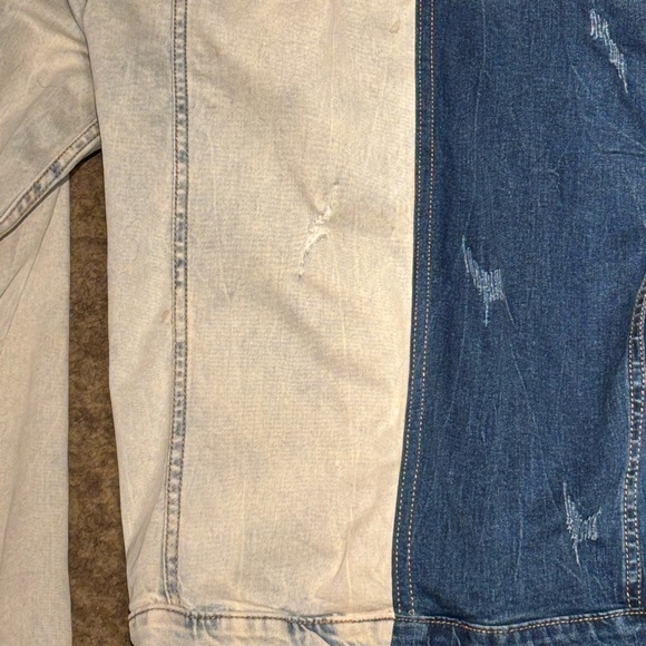 Fashion Nova Two-Tone Denim Jacket & Jeans Set – Men’s Medium - Picture 12 of 12